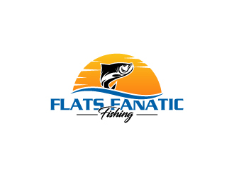 Flats Fanatic Fishing  logo design by Creativeminds