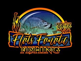 Flats Fanatic Fishing  logo design by serprimero