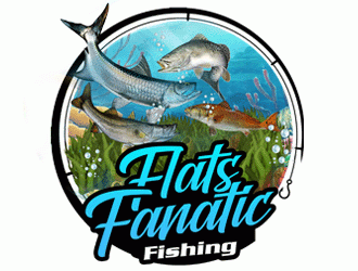 Flats Fanatic Fishing  logo design by Bananalicious