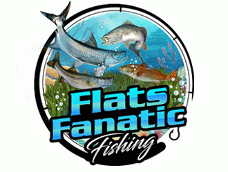 Flats Fanatic Fishing  logo design by Bananalicious