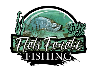 Flats Fanatic Fishing  logo design by serprimero