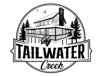 Tailwater Creek logo design by MonkDesign