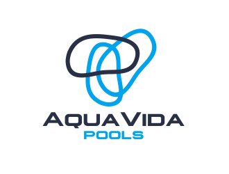 AquaVida Pools logo design by serprimero