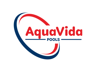 AquaVida Pools logo design by Greenlight
