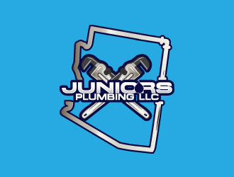 Juniors Plumbing LLC logo design by drifelm