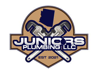 Juniors Plumbing LLC logo design by drifelm