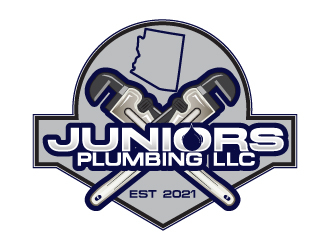 Juniors Plumbing LLC logo design by drifelm