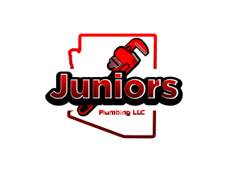 Juniors Plumbing LLC logo design by MUNAROH