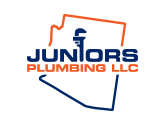 Juniors Plumbing LLC logo design by denfransko