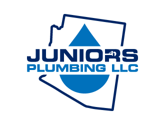 Juniors Plumbing LLC logo design by denfransko