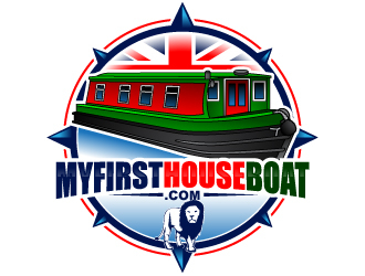 myfirsthouseboat.com logo design by design_brush