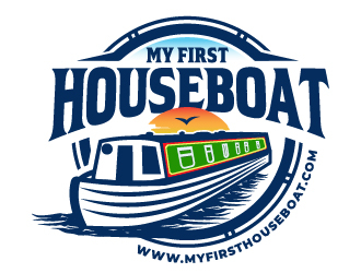 myfirsthouseboat.com logo design by izimax