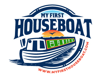 myfirsthouseboat.com logo design by izimax
