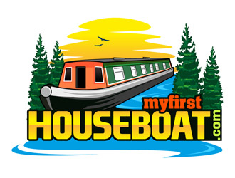 myfirsthouseboat.com logo design by DreamLogoDesign