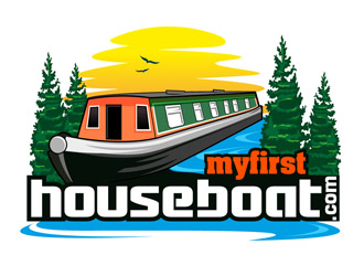 myfirsthouseboat.com logo design by DreamLogoDesign