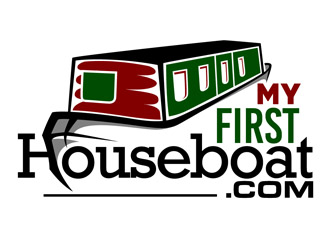 myfirsthouseboat.com logo design by DreamLogoDesign