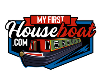myfirsthouseboat.com logo design by DreamLogoDesign