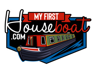 myfirsthouseboat.com logo design by DreamLogoDesign