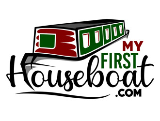 myfirsthouseboat.com logo design by DreamLogoDesign