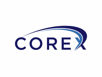 CoreX logo design by ozenkgraphic