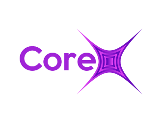 CoreX logo design by nona