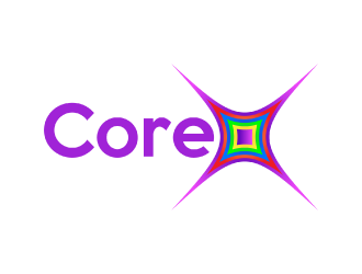 CoreX logo design by nona