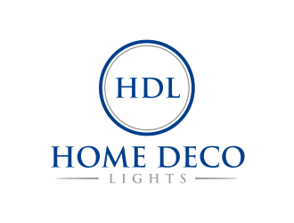 Home Deco Lights logo design by GassPoll