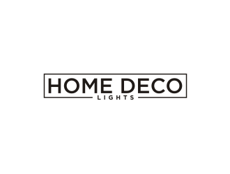 Home Deco Lights logo design by blessings