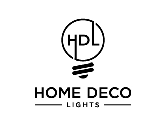 Home Deco Lights logo design by cybil