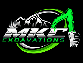 MKC EXCAVATIONS logo design by 3Dlogos