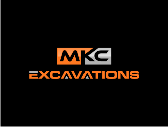 MKC EXCAVATIONS logo design by Inaya