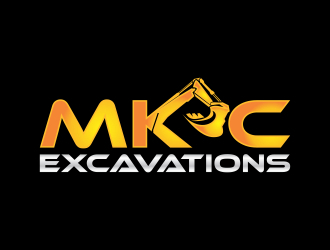 MKC EXCAVATIONS logo design by javaz