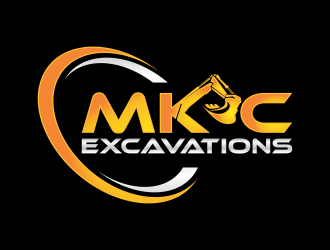 MKC EXCAVATIONS logo design by javaz