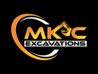 MKC EXCAVATIONS logo design by javaz