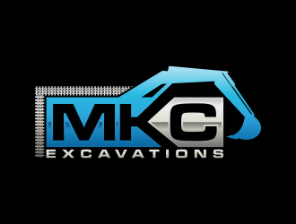 MKC EXCAVATIONS logo design by RIANW