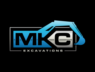 MKC EXCAVATIONS logo design by RIANW