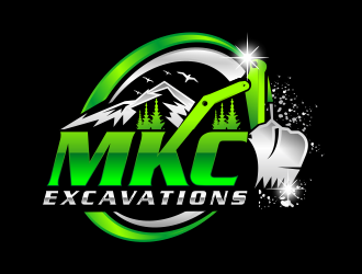 MKC EXCAVATIONS logo design by hidro