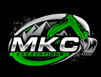 MKC EXCAVATIONS logo design by ElonStark