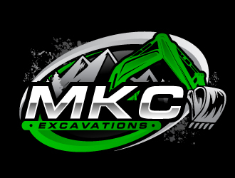 MKC EXCAVATIONS logo design by ElonStark