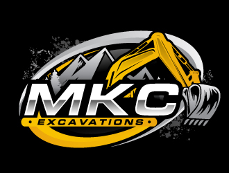 MKC EXCAVATIONS logo design by ElonStark