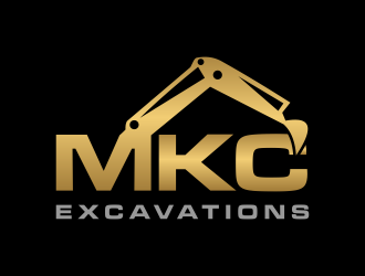 MKC EXCAVATIONS logo design by ozenkgraphic