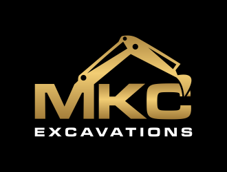 MKC EXCAVATIONS logo design by ozenkgraphic