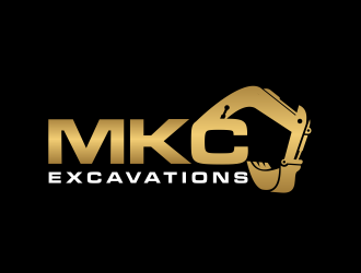 MKC EXCAVATIONS logo design by ozenkgraphic