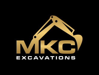 MKC EXCAVATIONS logo design by ozenkgraphic