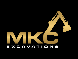 MKC EXCAVATIONS logo design by ozenkgraphic