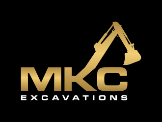 MKC EXCAVATIONS logo design by ozenkgraphic