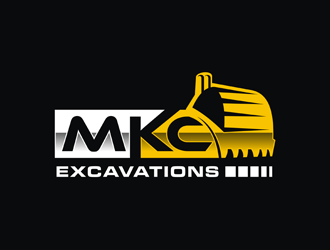 MKC EXCAVATIONS logo design by Rizqy