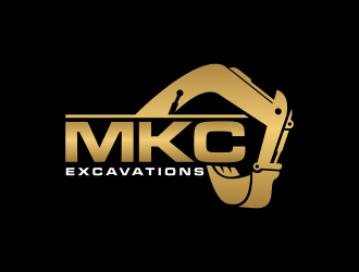 MKC EXCAVATIONS logo design by ozenkgraphic