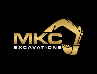 MKC EXCAVATIONS logo design by ozenkgraphic