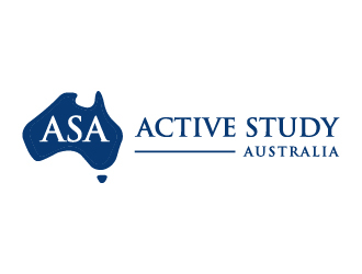 Active Study Australia logo design by cybil